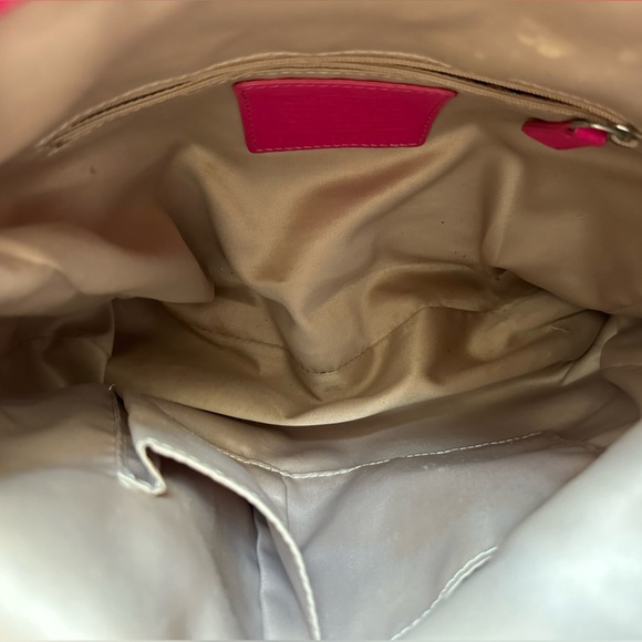 Coach Pink and Tan Ashley Shoulder / Crossbody Bag with matching Wallet. - Picture 6 of 9